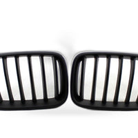 BMW F25 F26 14-16 Front Bumper Grille X3 X4 Single Line Grille [Matte Black Single Line] - XQ1