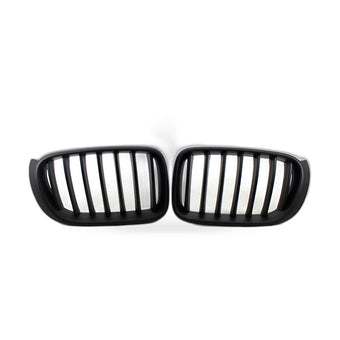 compare product BMW F25 F26 14-16 Front Bumper Grille X3 X4 Single Line Grille [Matte Black Single Line]