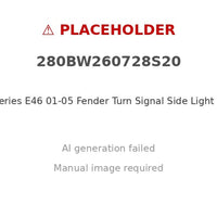 BMW 3 Series E46 01-05 Fender Turn Signal Side Light White [Left] - XQ1