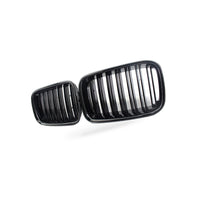 Front Bumper Grille Suitable for BMW 3 Series E36 1992-1996 Dual Line Gloss - BD2