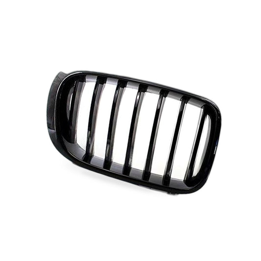 BMW X3 X4 Grille F25 F26 Single Line Glossy Black Tricolor Front Grille