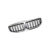 BMW 3 Series E90 E91 06-08 Modified Chrome Double Line Grille Double Bar Grille - BD2