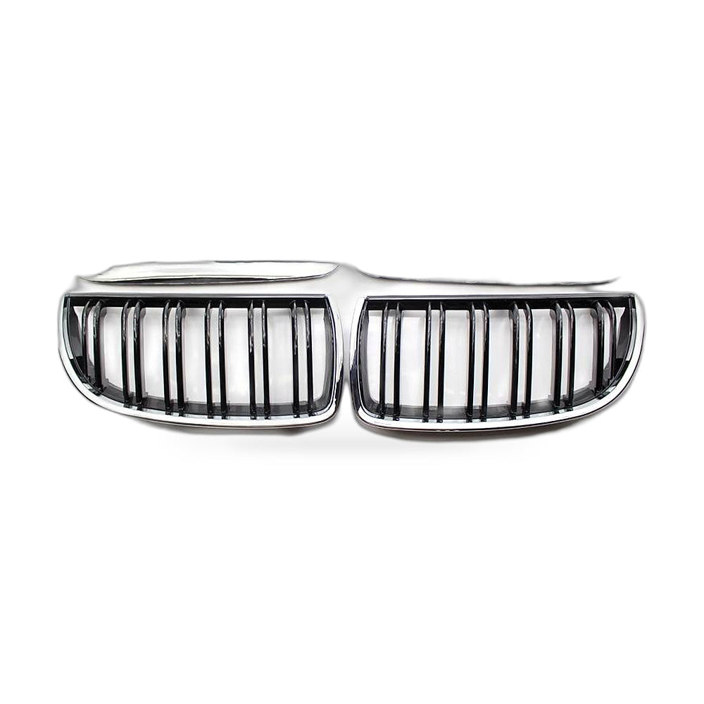 BMW 3 Series E90 E91 06-08 Modified Chrome Double Line Grille Double Bar Grille - ZT2