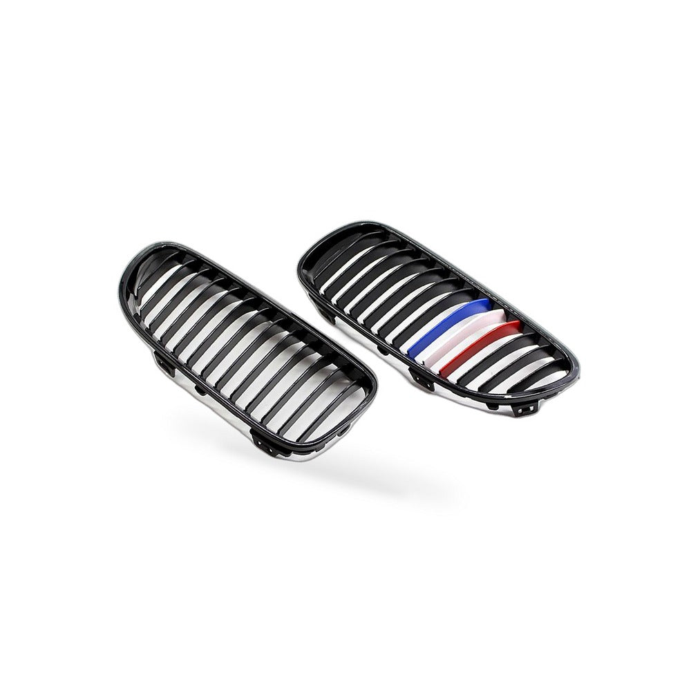 BMW 3 Series Coupe E92 E93 10-14 Gloss Black M-Style Grille Front Face - BD1