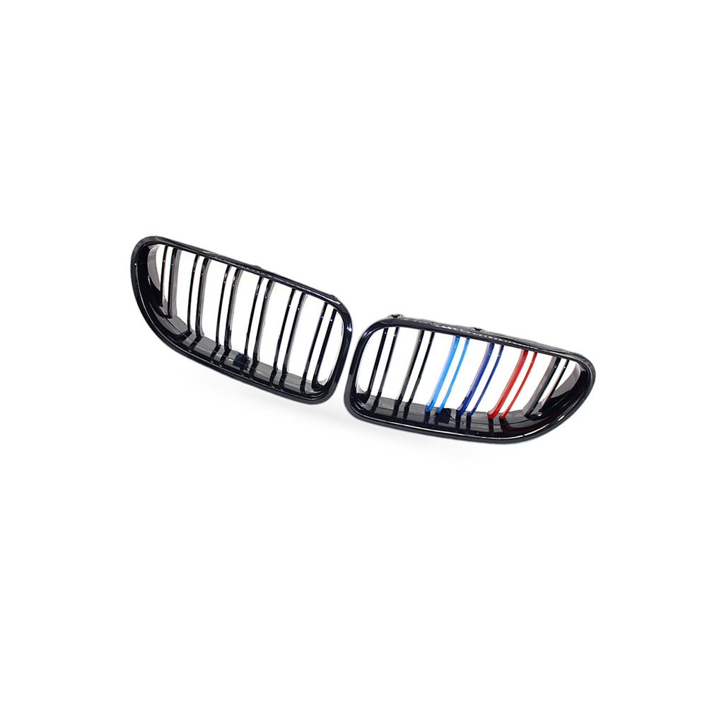 Gloss Black Double Line Grille Suitable for BMW 6 Series F06 F12 F13 2012-2016 M - BD1