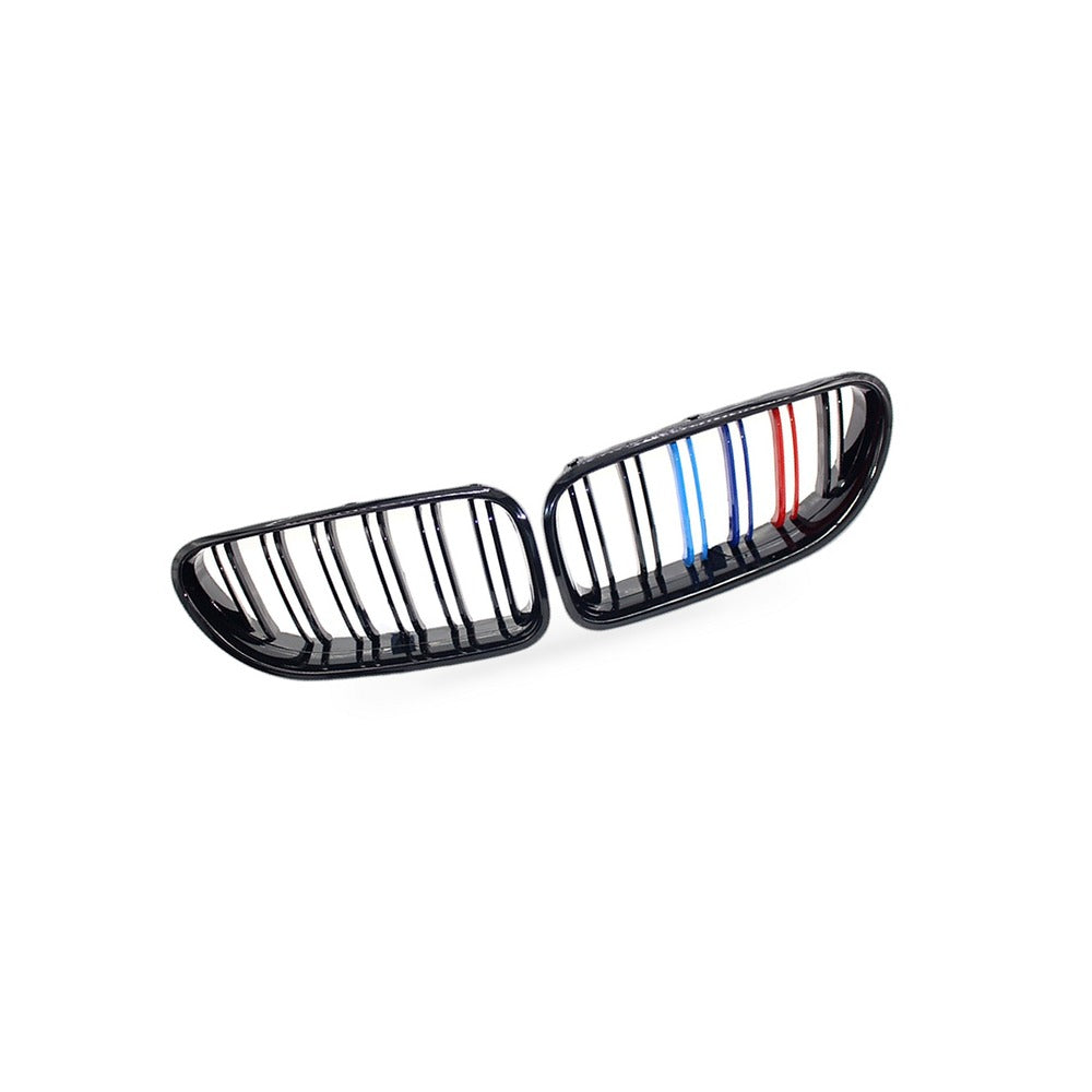 Gloss Black Double Line Grille Suitable for BMW 6 Series F06 F12 F13 2012-2016 M - BD2