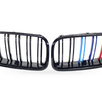 Gloss Black Double Line Grille Suitable for BMW 6 Series F06 F12 F13 2012-2016 M - XQ1