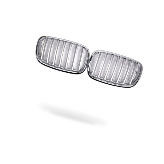 BMW X5 E70 07-13 Modified Front Bumper Grille Intake Grille Mesh Chrome Style