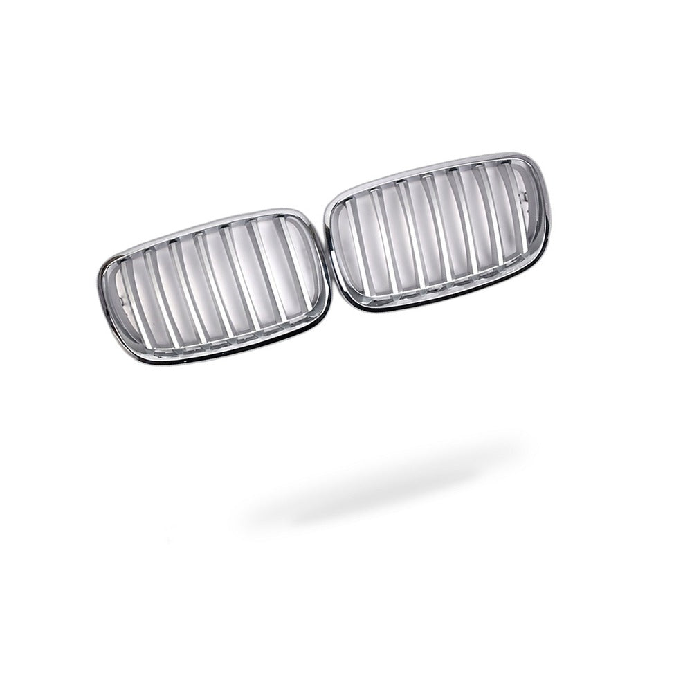 BMW X5 E70 07-13 Modified Front Bumper Grille Intake Grille Mesh Chrome Style - BD2