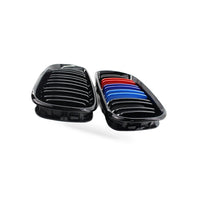 Double Bar Grille Suitable for BMW 3 Series E46 Sedan 02-05 M Style - BD1