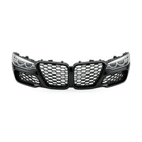 Dual Line M Style Gloss Black Grille Suitable for BMW 1 Series F20 F21 2015-2017 - ZT3