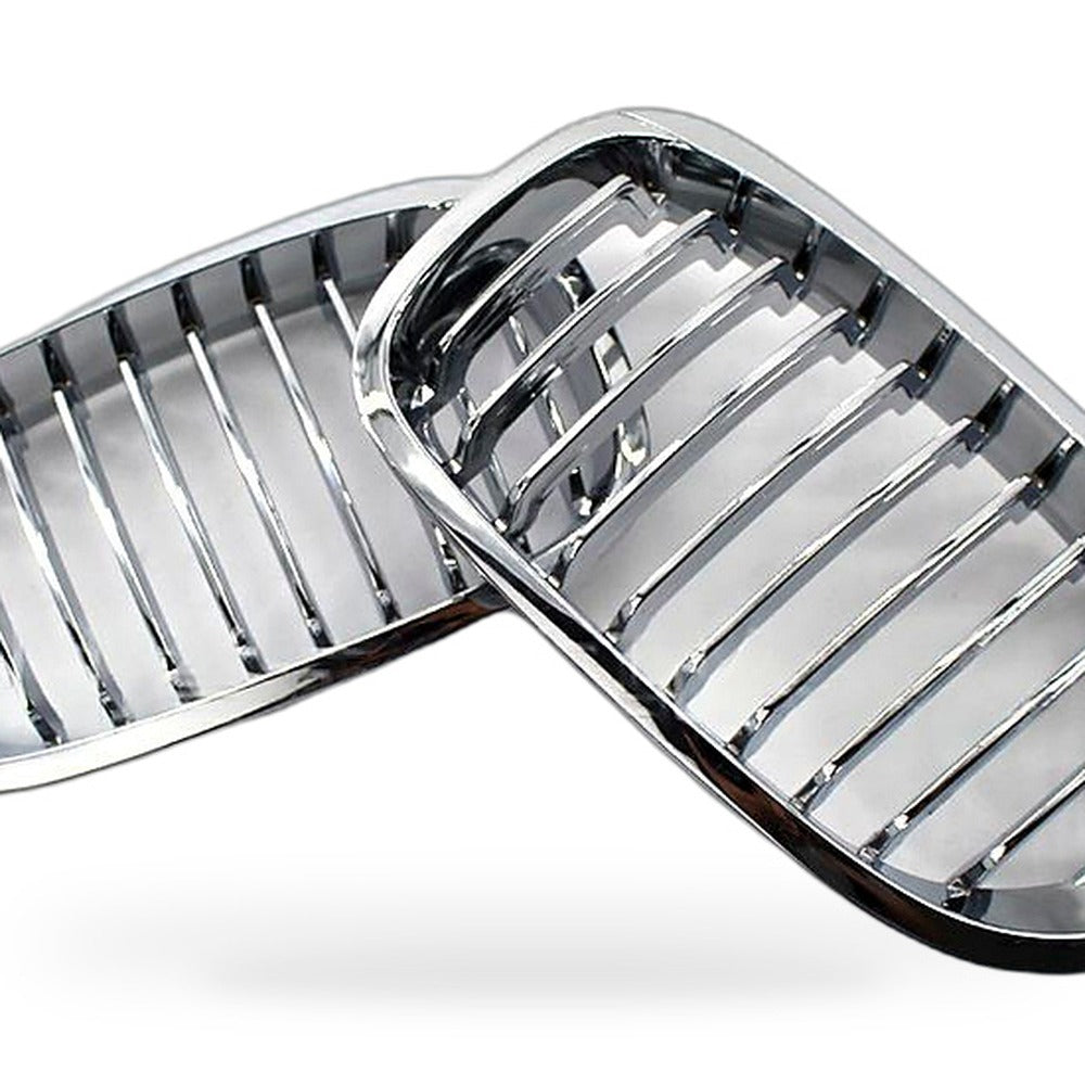 Chrome Plated Front Grille Suitable for BMW 3 Series E46 Coupe 325i 330i 328i - XQ1