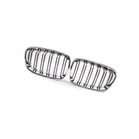 BMW 1 Series F20 Chrome Double Line Gloss Black Grille Suitable for 11-14 - BD1