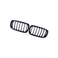Suitable for BMW X5 F15 X6 F16 2014-2017 Matte Black Single Line Front Bumper - BD1