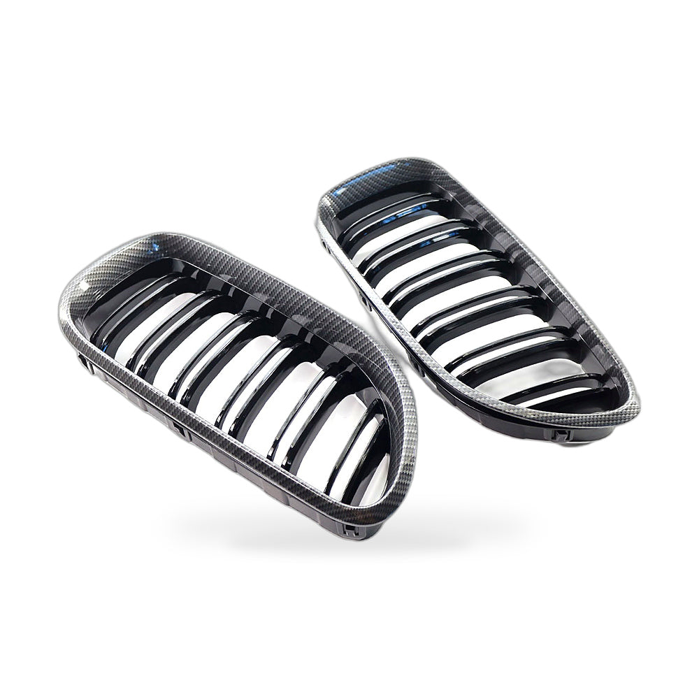 Suitable for BMW 6 Series F06 F12 F13 2012-2016 Gloss Black Carbon Pattern - ZT3