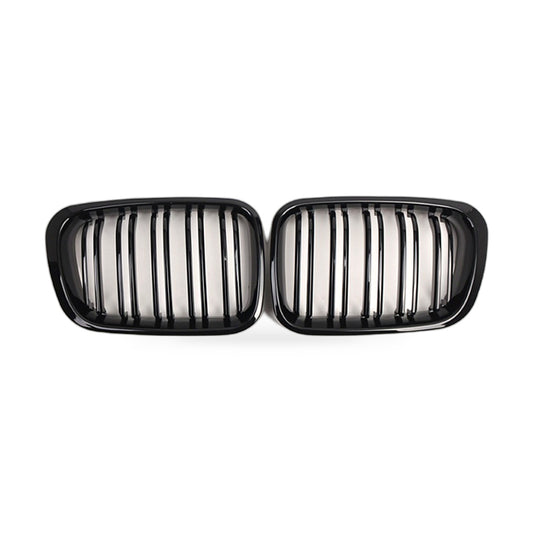 Front Grille Mesh Suitable for BMW 3 Series E46 Sedan 1998-2001 Matte Black - ZT2