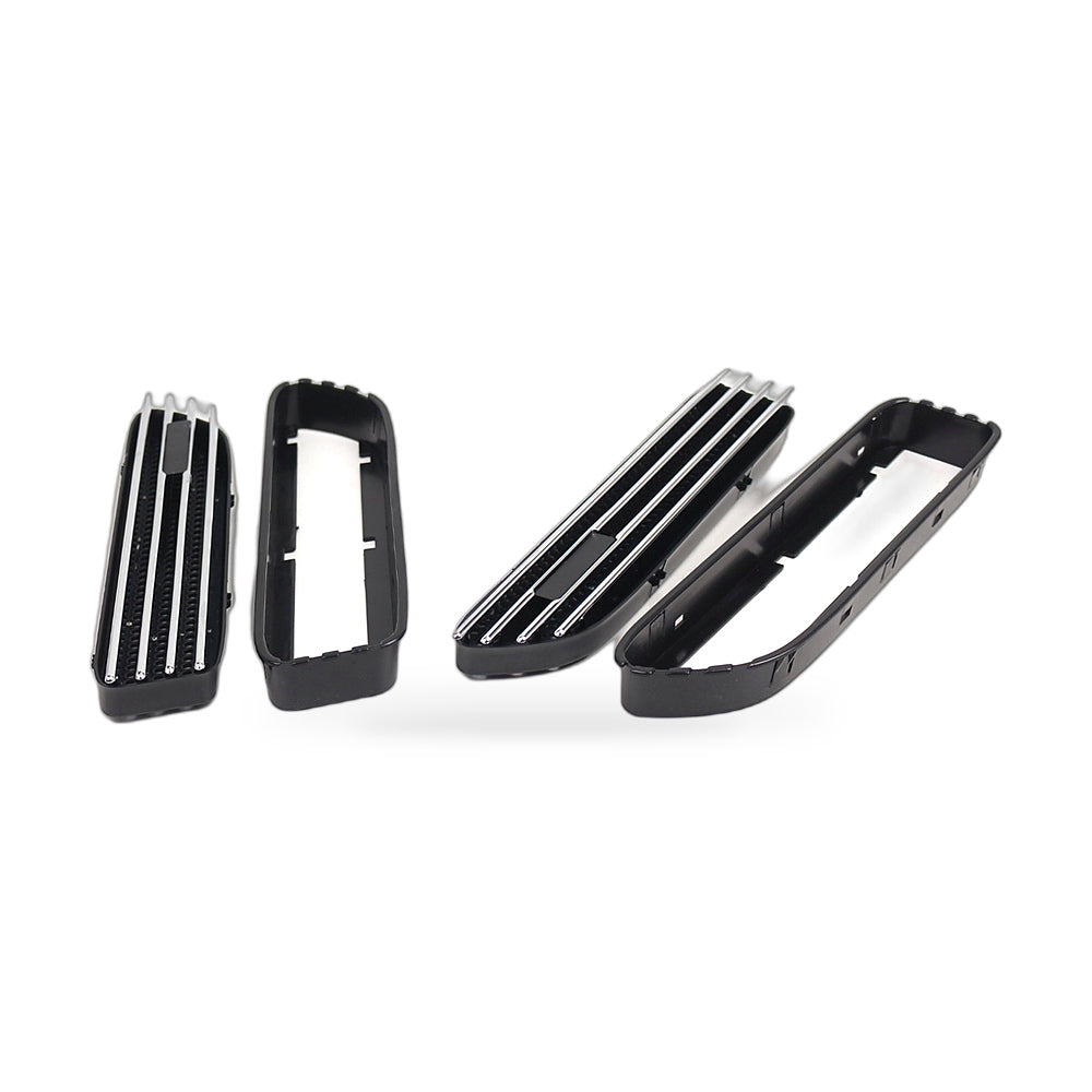 Fender Vent Grille Suitable for BMW 3 Series M3 E46 2001-2006 Chrome Side Air - ZT3