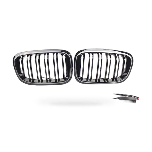 Modified Dual Line LED Halo Ring Grille Suitable for BMW 1 Series F20 2011-2014 - ZT2