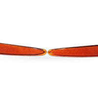 Chevrolet Corvette C6 05-13 Front Bumper Side Light 2551196 [Black Pair] - XQ1
