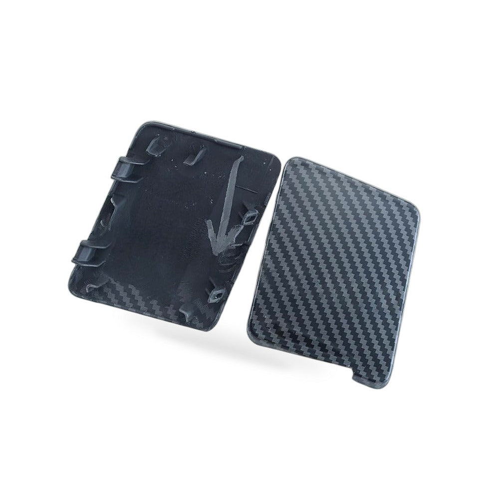 Front Tow Hook Cover Suitable for Nissan Sylphy 12-15 Sentra 13-15 Carbon Fiber - BD1