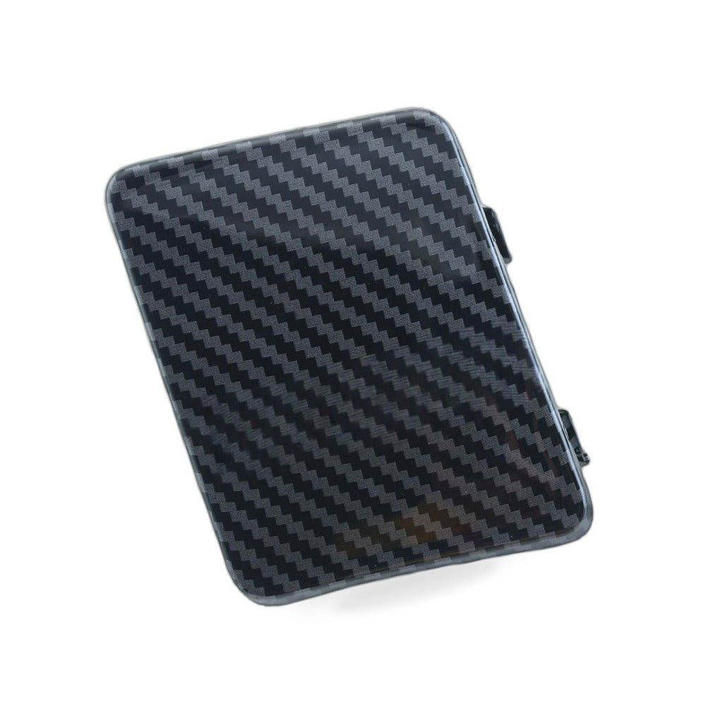 Front Tow Hook Cover Suitable for Nissan Sylphy 12-15 Sentra 13-15 Carbon Fiber - BD4