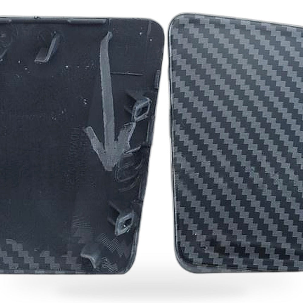 Front Tow Hook Cover Suitable for Nissan Sylphy 12-15 Sentra 13-15 Carbon Fiber - XQ1