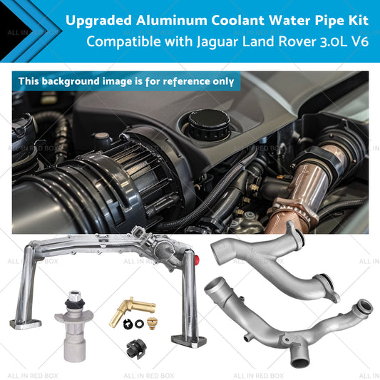 {{ Upgraded Aluminum Coolant Water Pipe Kit Suitable for Jaguar Land Rover 3. 0L V6 }} - Buy Car Parts Online at {{ Kaka Auto Parts }}.