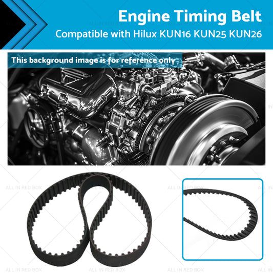 {{ 1KD-FTV Engine Timing Belt Suitable for Hilux KUN16 KUN25 KUN26 3. 0L Diesel }} - Buy Car Parts Online at {{ Kaka Auto Parts }}.
