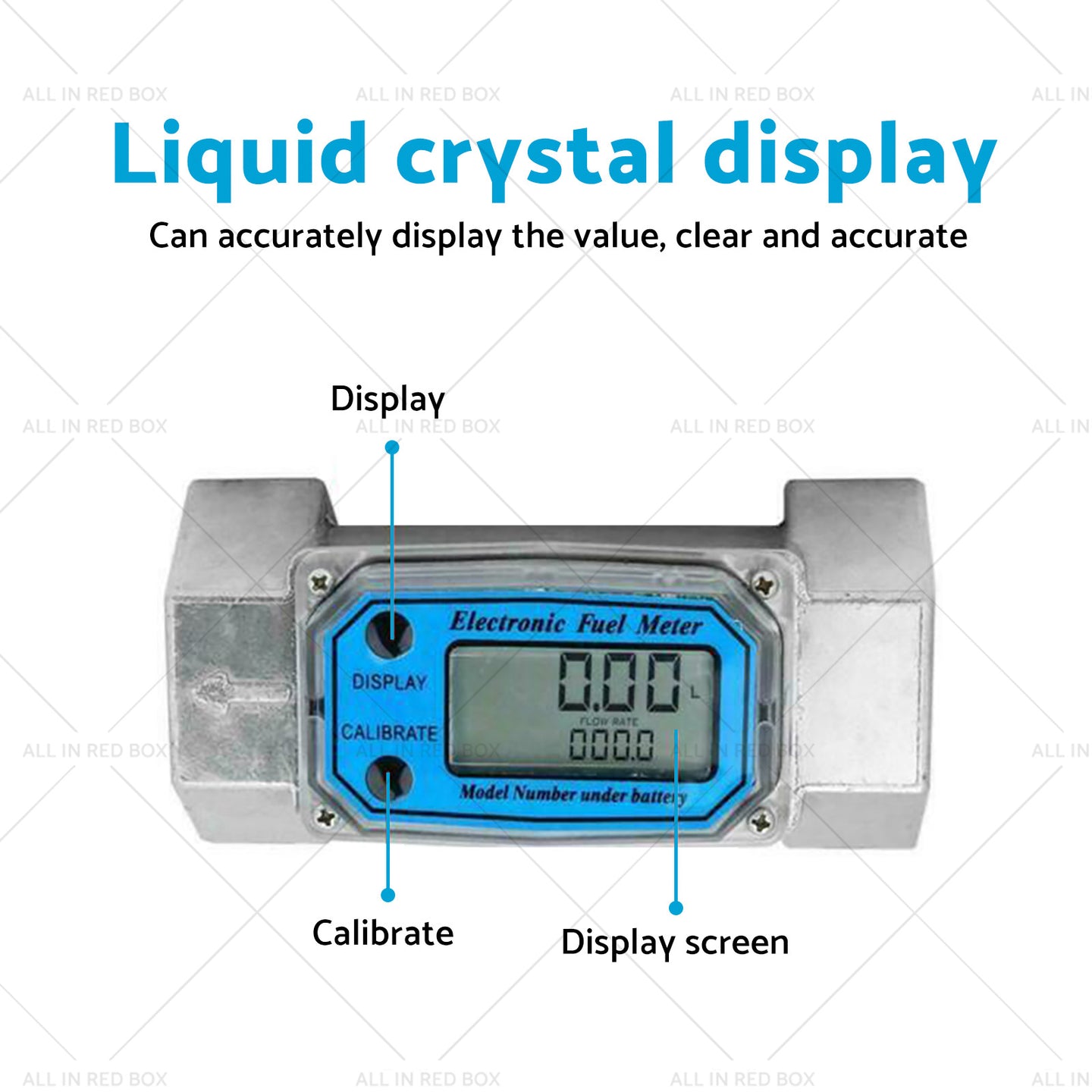 {{ 1 or 1. 5 or 2 inch Turbine Digital Diesel Water Fuel Flow Meter Oval Gear Flow Gauge }} - Buy Car Parts Online at {{ Kaka Auto Parts }}.