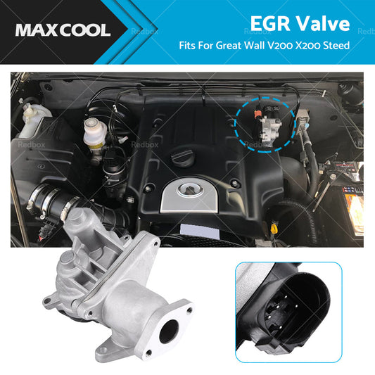 {{ EGR Valve Suitable For Great Wall V200 X200 Steed 4D20 2. 0L Diesel 1207100-ED01A }} - Buy Car Parts Online at {{ Kaka Auto Parts }}.