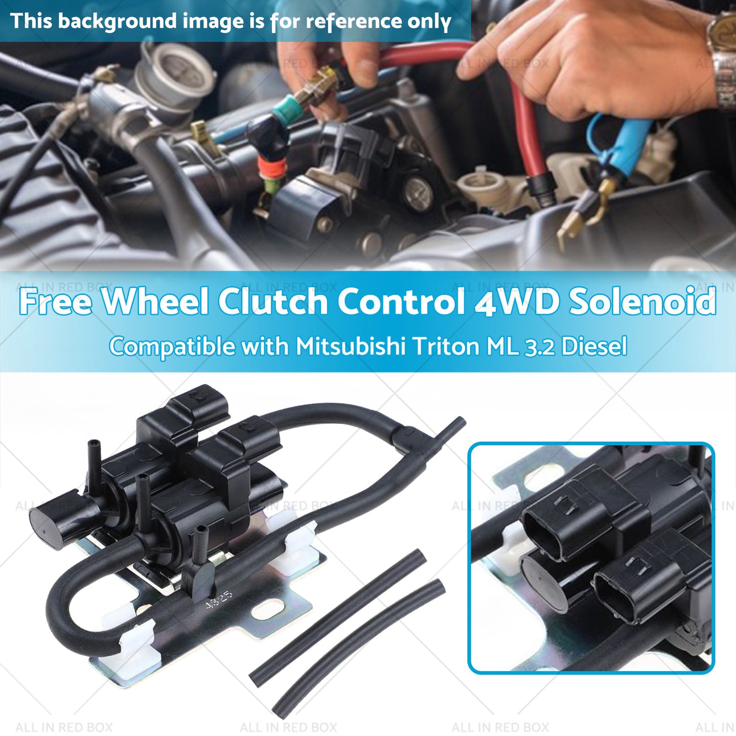 {{ 1x Free Wheel Clutch Control 4WD Solenoid Suitable For Mitsubishi Triton ML 3. 2 }} - Buy Car Parts Online at {{ Kaka Auto Parts }}.