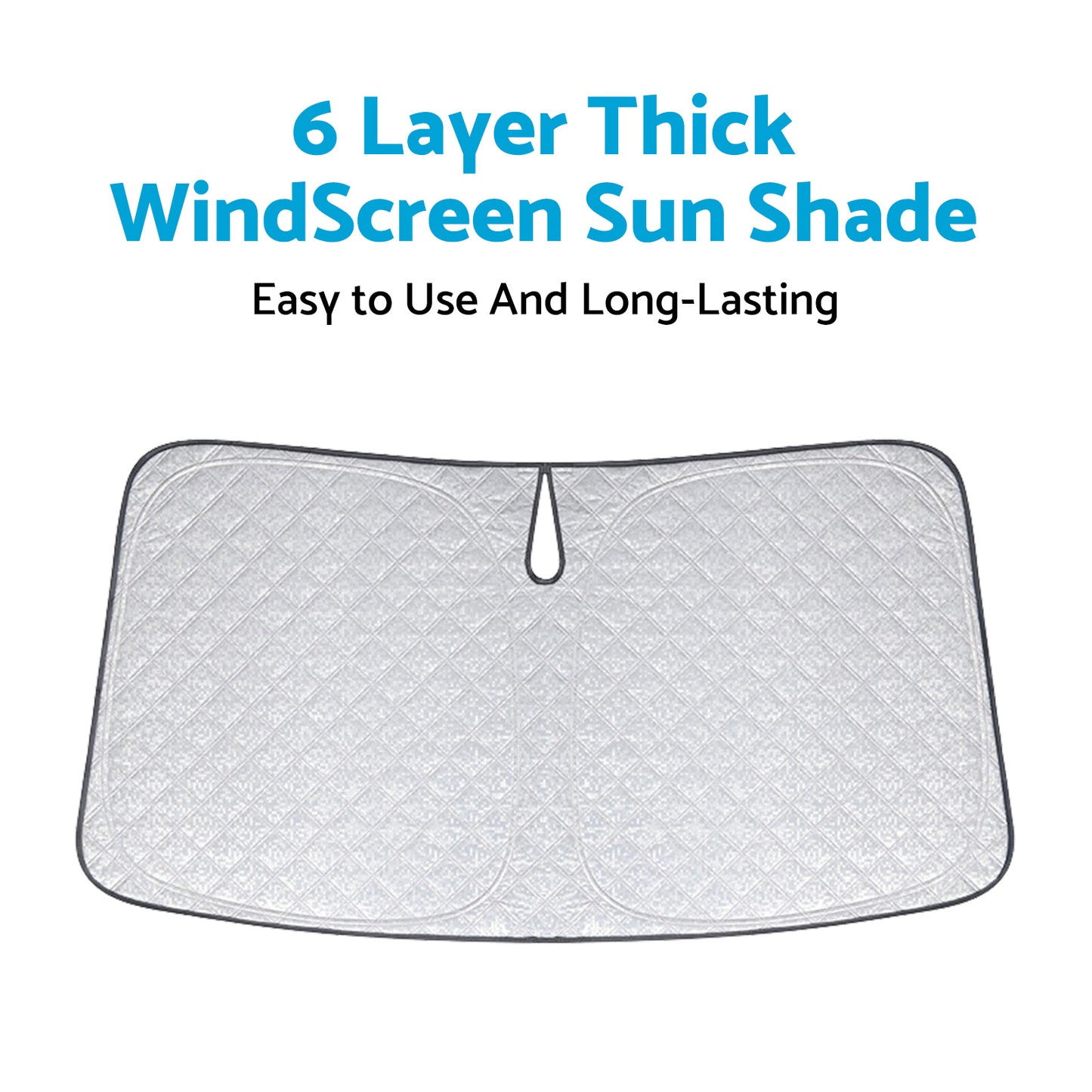 6 Layer Windscreen Sun Shade Suitable For Toyota HiAce 300 2019¡§C2025 Pro UV Protect