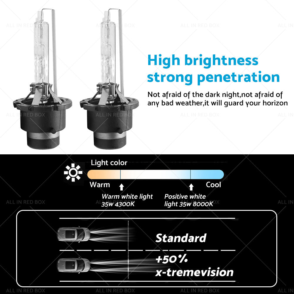 {{ 8000K D4S D4R HID Headlight Bulbs Suitable For Lexus Honda Mazda Toyota 35W }} - Buy Car Parts Online at {{ Kaka Auto Parts }}.