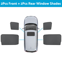 Front & Rear Window Magnetic Sun Shade Mesh Suitable For GWM UTE Cannon 2021-2024
