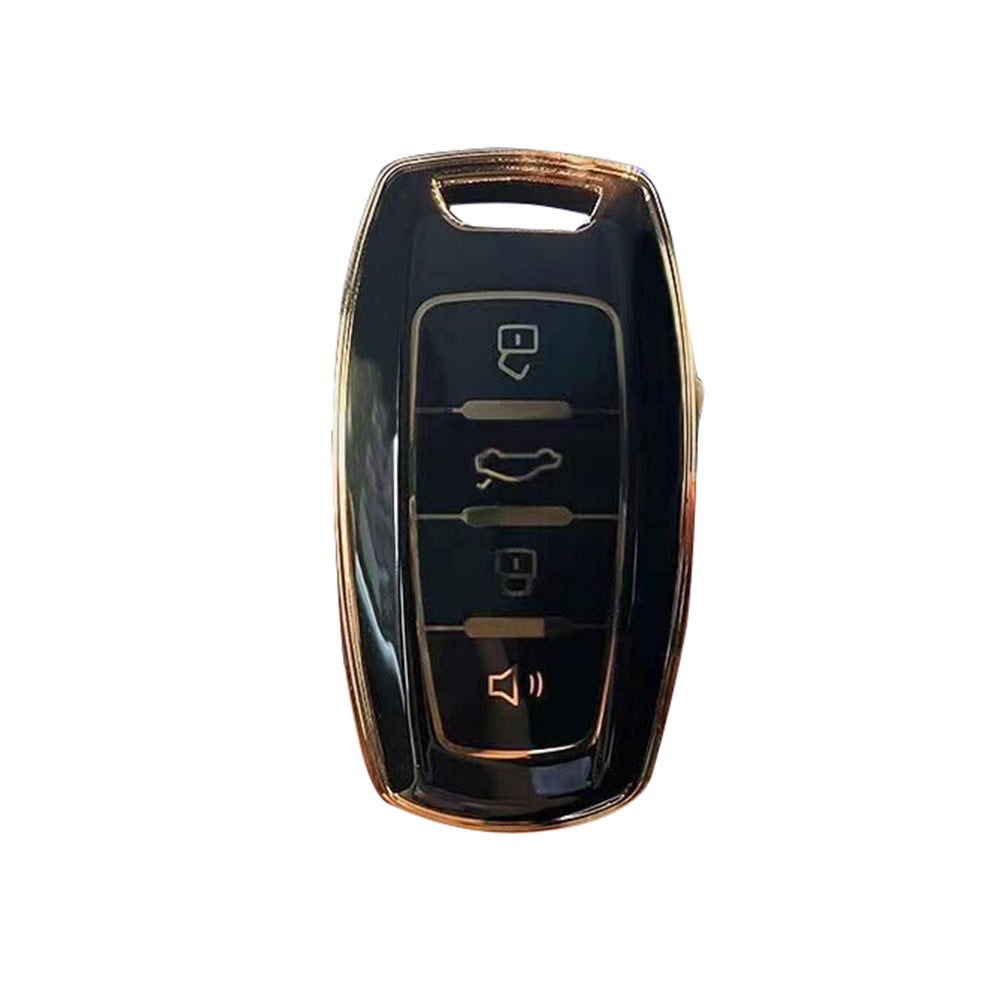 Black TPU Remote Key Fob Case Cover Suitable For Great Wall Haval Hover H1 H4 H6 H7 H9