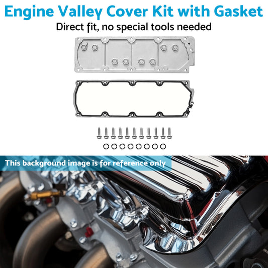 Engine Valley Cover Kit w/Gasket Suitable For GMC Silverado SUV LS2 07-13