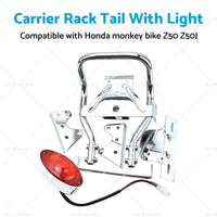 {{ Rear Carrier Rack Tail Light Suitable For Honda Z50J Monkey Gorilla Motorcycle }} - Buy Car Parts Online at {{ Kaka Auto Parts }}.