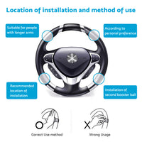 Steering Wheel Spinner Knob Suitable For Car & Truck ¡§C Booster Ball Handle Aid