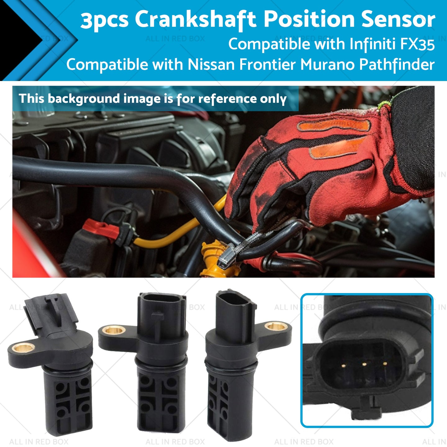 {{ 3x Crankshaft Position Suitable for Nissan Altima Pathfinder Quest Infiniti G35 }} - Buy Car Parts Online at {{ Kaka Auto Parts }}.