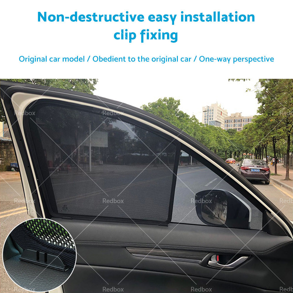 {{ Car Window Sun Blind for Mazda CX-5 CX5 2017-2022 Magnetic Rear Shade Mesh }} - Buy Car Parts Online at {{ Kaka Auto Parts }}.