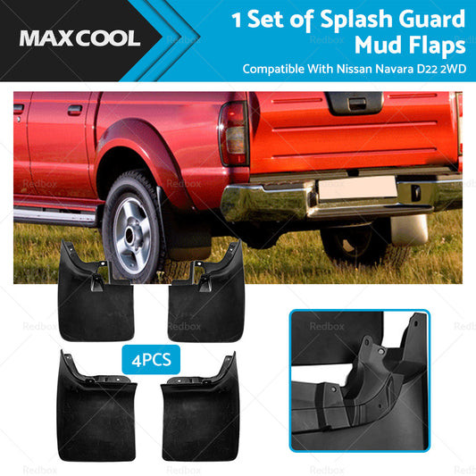 {{ Splash Guard Mud Flaps Front Rear Suitable For Nissan Navara D22 2WD 1998-2005 }} - Buy Car Parts Online at {{ Kaka Auto Parts }}.