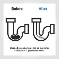 {{ Stainless Steel Sewer Jetter Nozzle For Pressure Washer w or 1 or 4''Connect for Drain }} - Buy Car Parts Online at {{ Kaka Auto Parts }}.