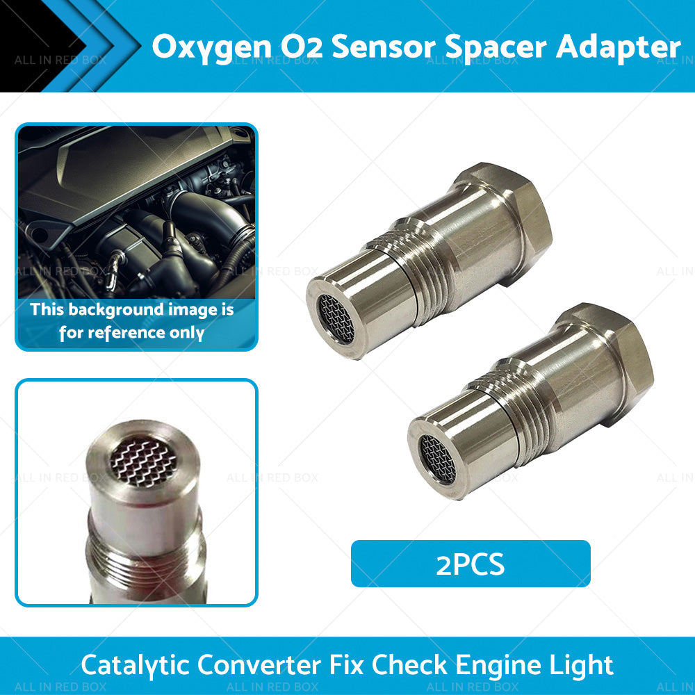 {{ 2PCS Oxygen O2 Sensor Spacer Adapter Catalytic Converter Fix Check Engine Light }} - Buy Car Parts Online at {{ Kaka Auto Parts }}.