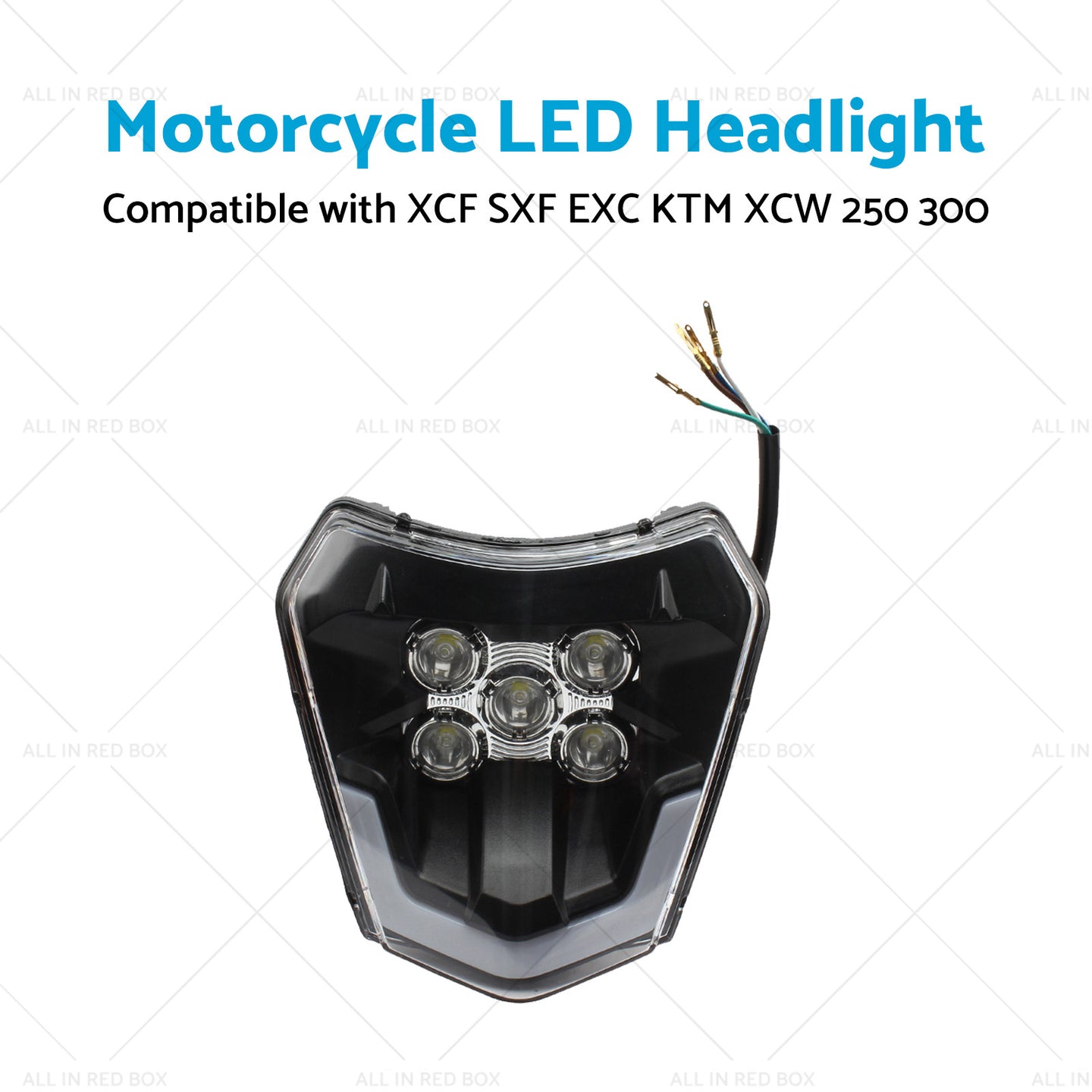 {{ Motorcycle LED Headlight Suitable For XCF SXF EXC KTM XCW 250 300 350 450 500 }} - Buy Car Parts Online at {{ Kaka Auto Parts }}.