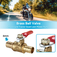 {{ In-Line Fuel Tap Brass 8mm 5 16inch Motorcycle Tractor Quad Lawn Mower Pump }} - Buy Car Parts Online at {{ Kaka Auto Parts }}.