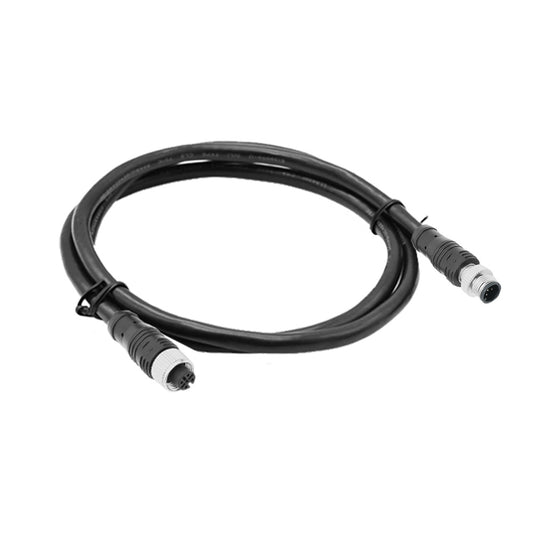 5-Core Black Female to Male Straight Head NMEA2000 Drop Cable 1m