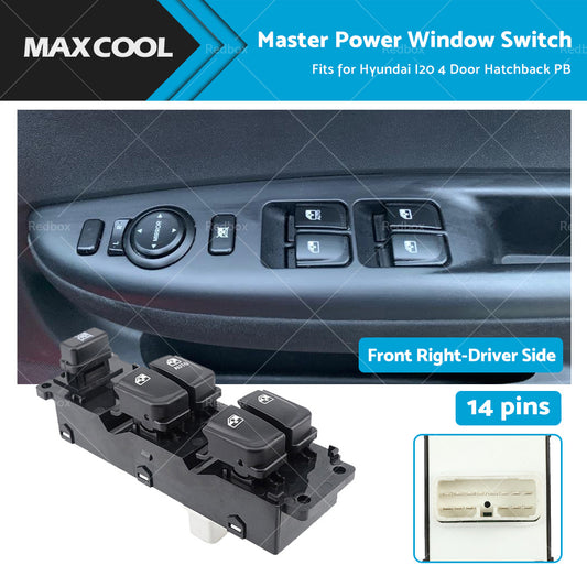 {{ Master Power Window Control Switch 93570-1J602 For Hyundai I20 Hatchback 08-13 }} - Buy Car Parts Online at {{ Kaka Auto Parts }}.