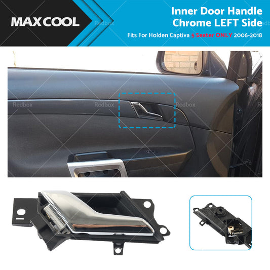 {{ Left Inner Door Handle Chrome Fit For Holden Captiva 5 Seater 2006 - 2018 }} - Buy Car Parts Online at {{ Kaka Auto Parts }}.