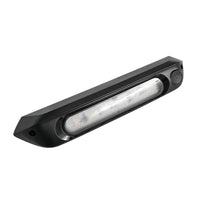 287mm Black Dual LED Bug Light 12V Awning Light with On/Off Switch Amber & White Lights