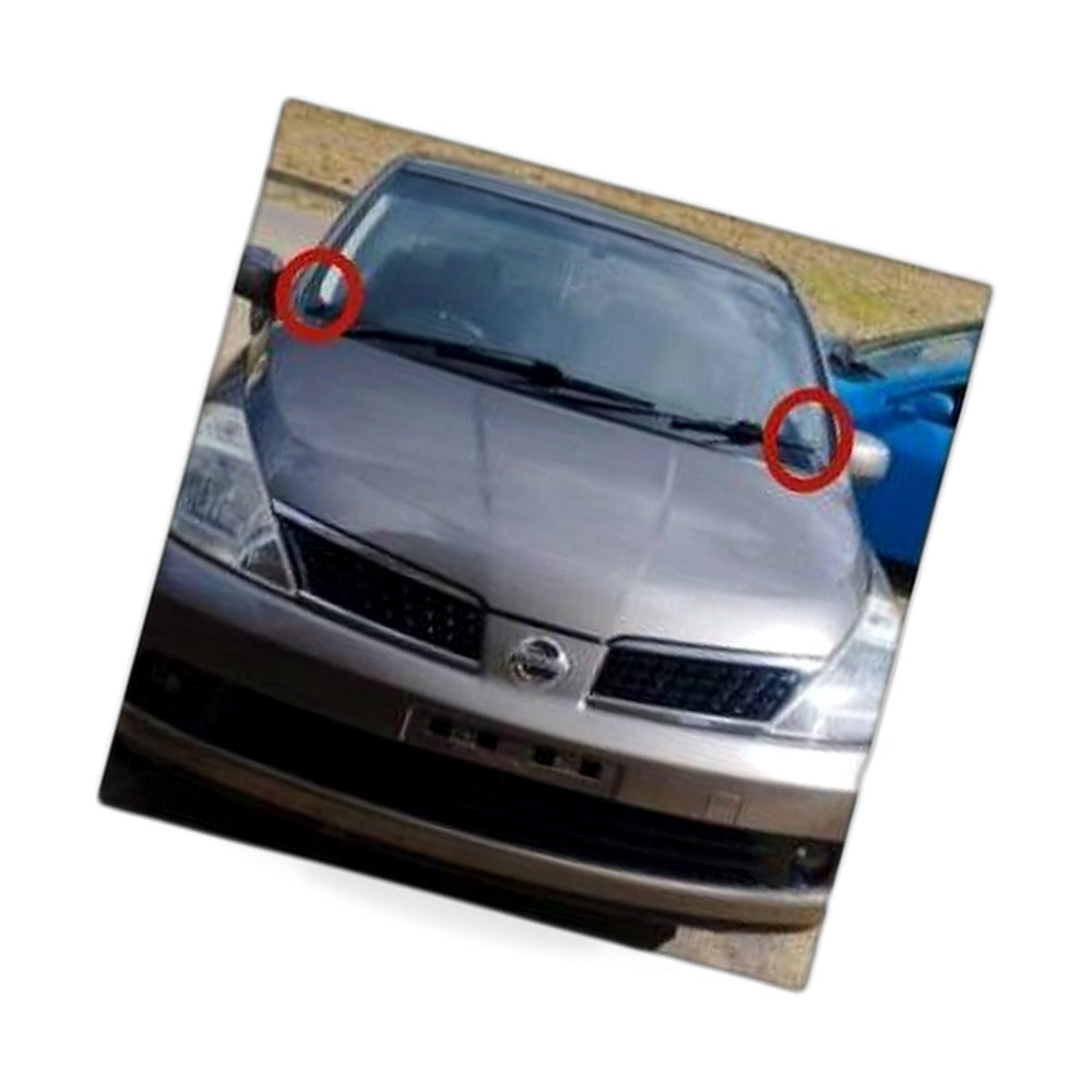 RHD Windshield Wiper Deflector Suitable for Nissan Tiida Venucia D50 R50 Versa - BD1